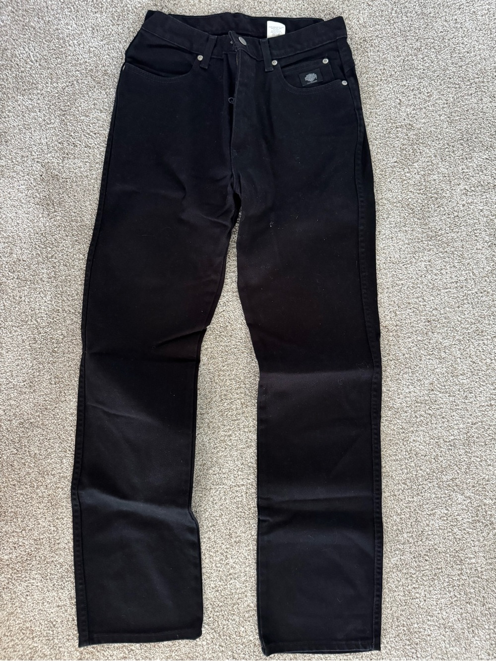Harley Davidson women’s five pocket jean. Size 8L.